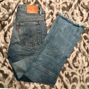 Levi’s 517 Patched High Rise Jeans